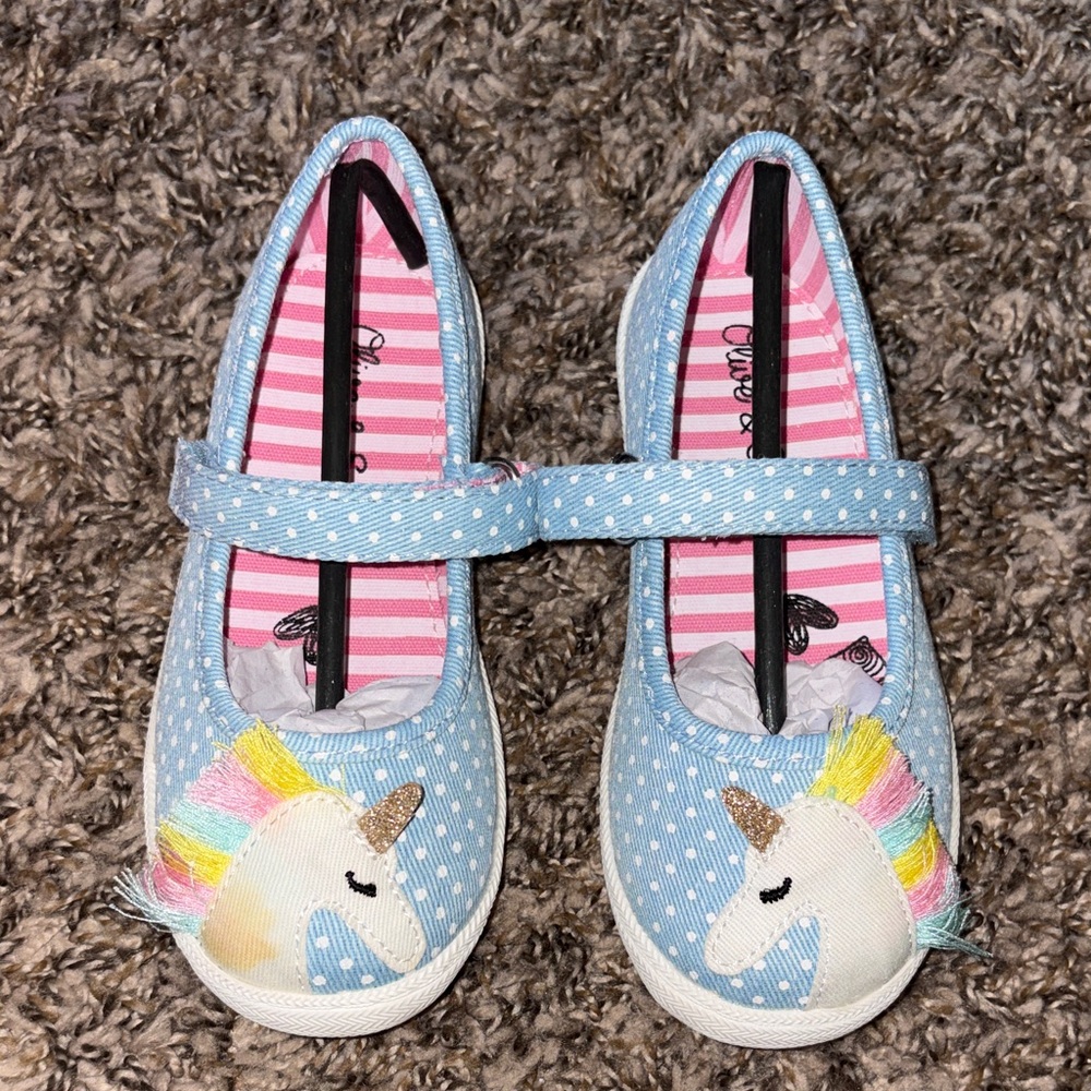 Unicorn Blue Kids Shoes